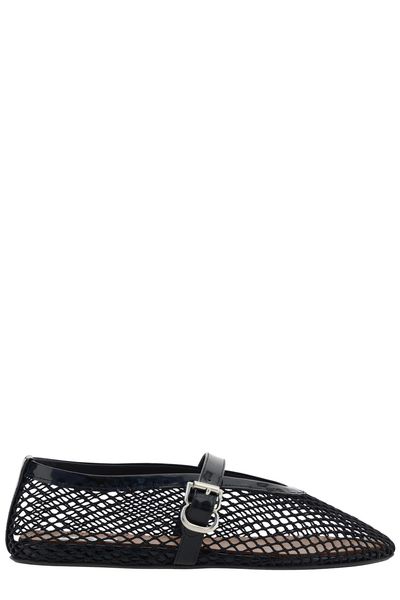Alaïa Fishnet Ballet Flats