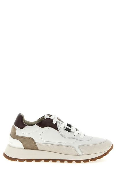 Brunello Cucinelli Monile Detailed Lace-Up Sneakers