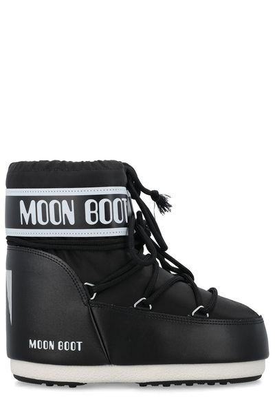Moon Boot Icon Logo Printed Lace-Up Boots