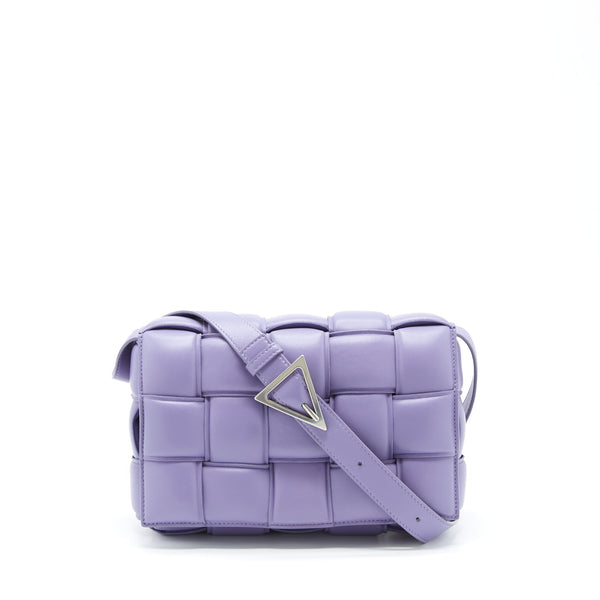 BOTTEGA VENETA PADDED CASSETTE BAG NAPPA LEATHER LAVENDER SHW