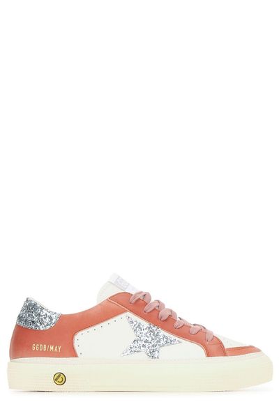 Golden Goose Deluxe Brand May Star Glittered Sneakers