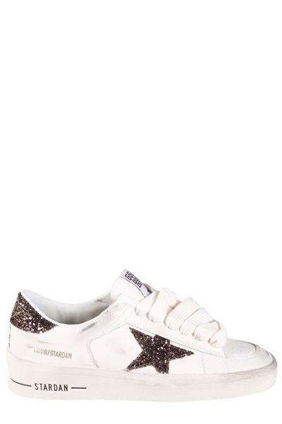 Golden Goose Deluxe Brand Stardan Glittered Sneakers