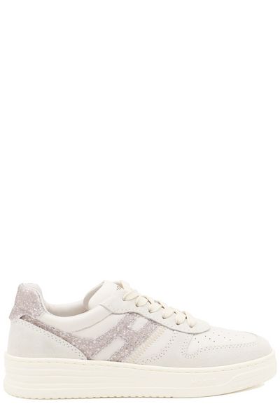 Hogan H630 Logo Detailed Low-Top Sneakers