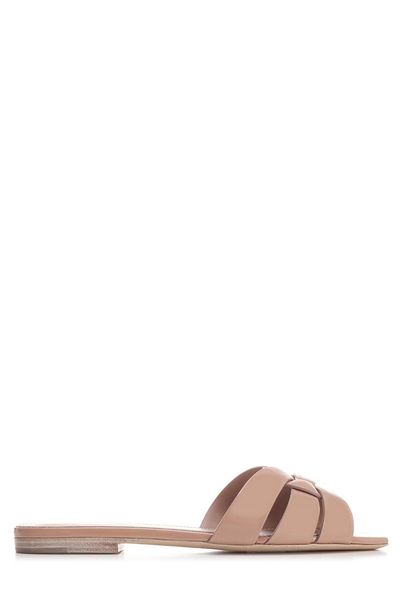 Saint Laurent Tribute Open Toe Mules