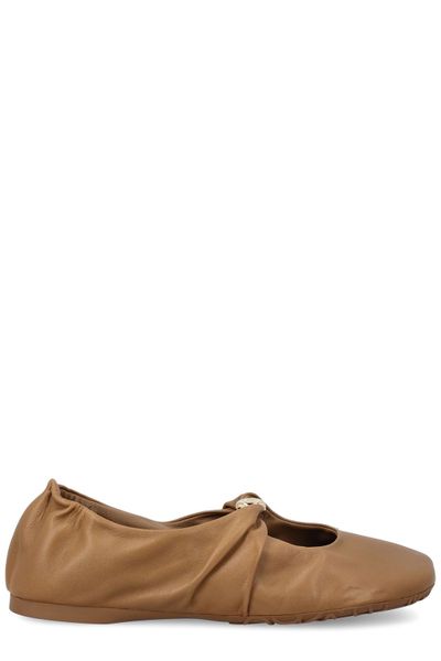 Loewe Pebble Soft Ballerina Shoes