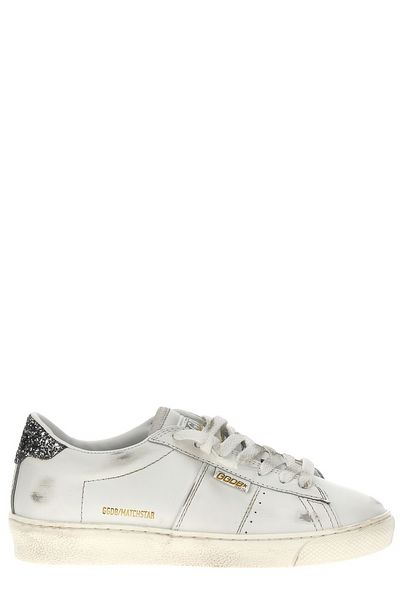 Golden Goose Deluxe Brand Glitter Embellished Low-Top Sneakers