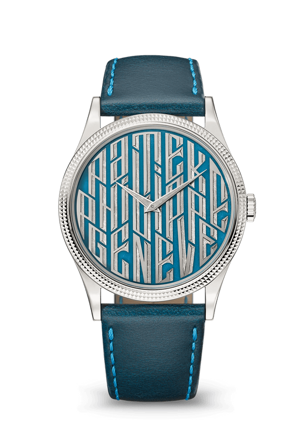 Patek Philippe Rare Handcrafts 5177G-056 — Blue typography