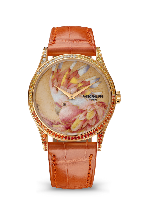 Patek Philippe Rare Handcrafts 5077/210R-001 — Leadbeater’s Cockatoo