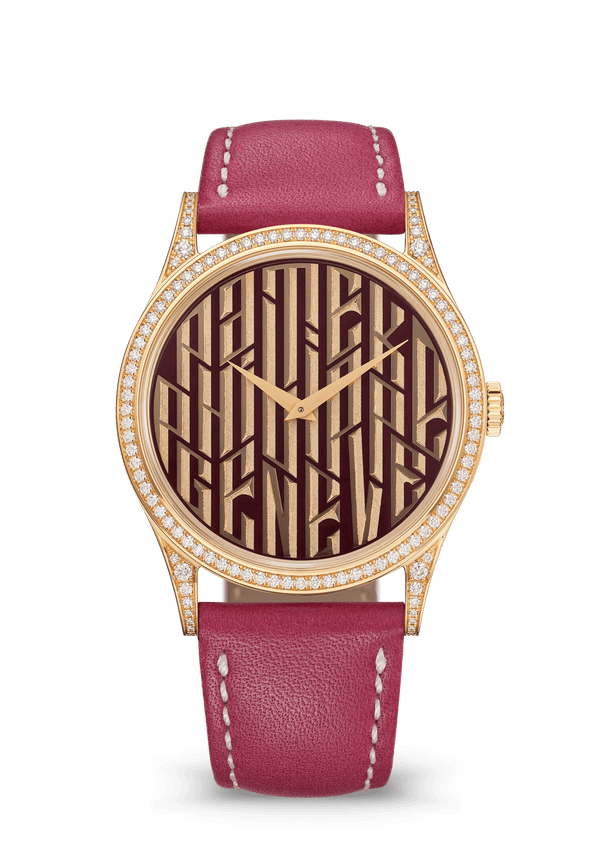 Patek Philippe Rare Handcrafts 5077/100R-068 — Pink Typography