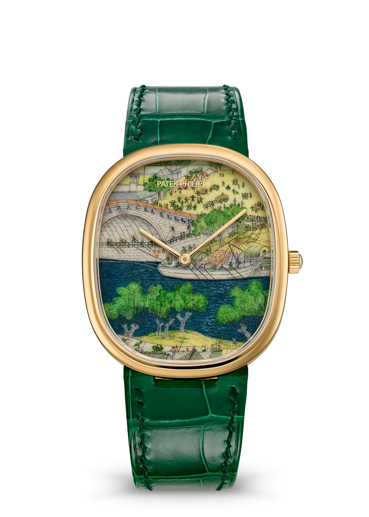Patek Philippe Rare Handcrafts 5738/50J-015 — Festivities by the River