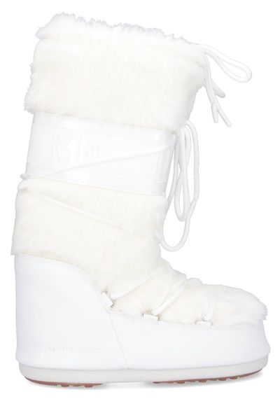 Moon Boot Logo Printed Lace-Up Snow Boots