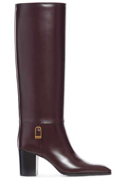 Saint Laurent Julia Square Toe Boots