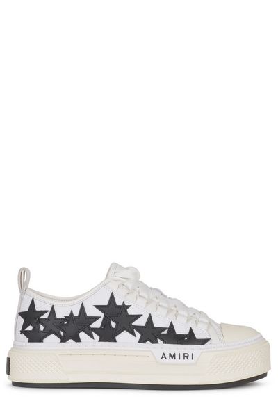 Amiri Star Patch Lace-Up Sneakers