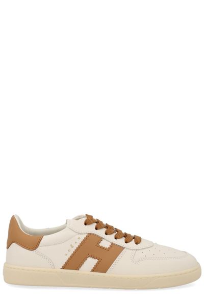 Hogan Logo Detailed Lace-Up Sneakers