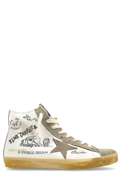 Golden Goose Deluxe Brand Francy Journey-Printed Lace-Up Sneakers