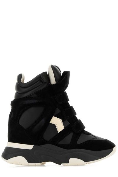 Isabel Marant Balskee Gz Velcro High-Top Sneakers