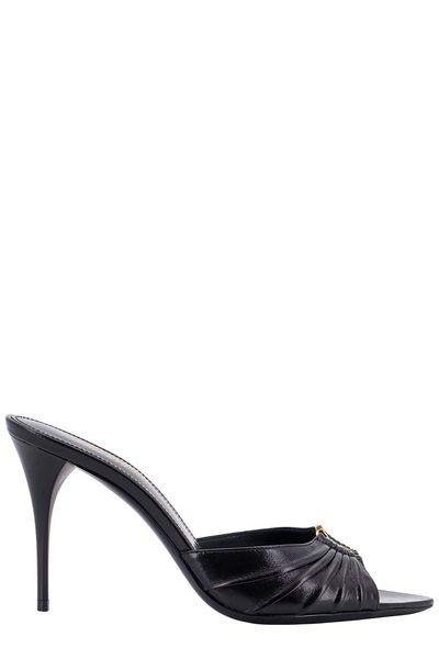 Saint Laurent Babylone Open Toe Mules