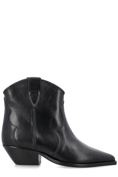 Isabel Marant Low Block Ankle Boots