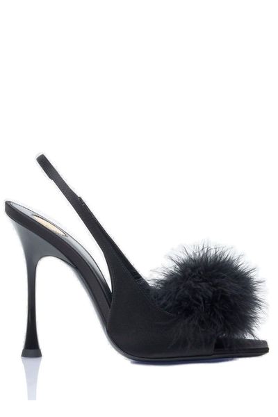 Saint Laurent Paradis Slingback Sandals