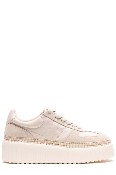 Hogan Low Top Lace-Up Sneakers