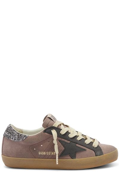 Golden Goose Deluxe Brand Super Star Glittered Sneakers