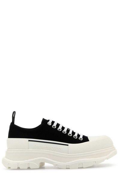 Alexander McQueen Tread Slick Lace-Up Sneakers