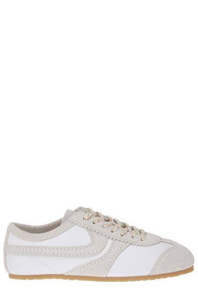 Dries Van Noten Round Toe Lace-Up Sneakers