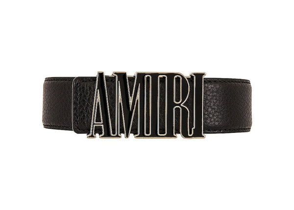 AMIRI Core Logo Buckle Belt Black/Black/Gold-tone