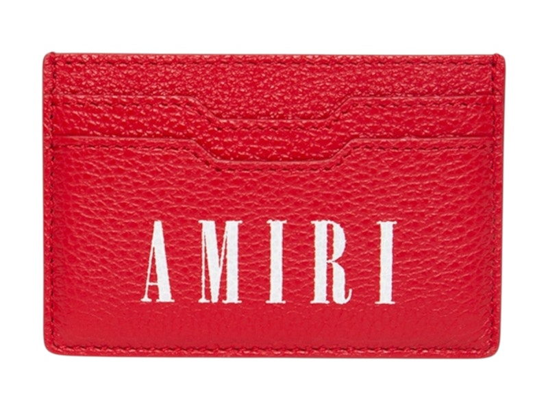 Large Logo Card Holder Red