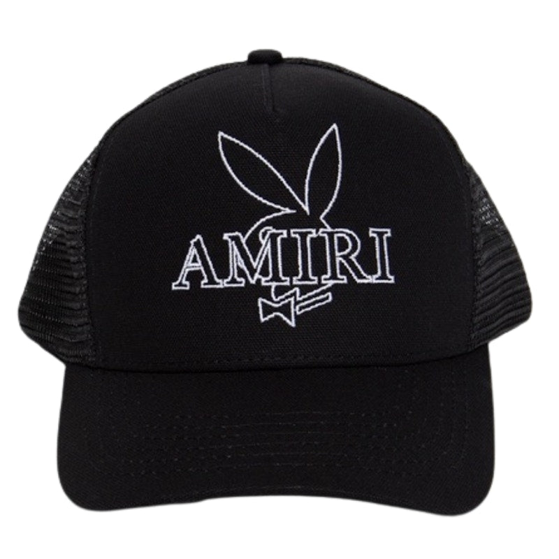 AMIRI Playboy Bunny Logo Hat Black
