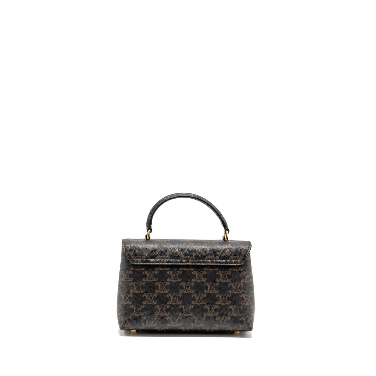 CELINE TEEN NINO BAG TRIOMPHE CANVAS TAN GHW