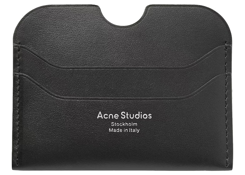 Logo Print Cardholder Black