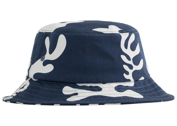 Aime Leon Dore Printed Cutout Bucket Hat Navy