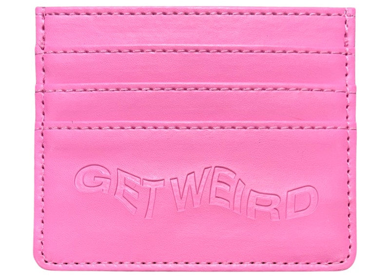 Get Weird Card Holder Pink
