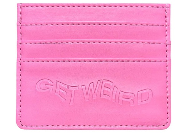 Get Weird Card Holder Pink
