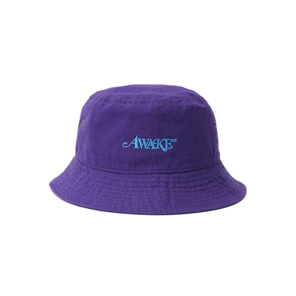 Awake Classic Logo Bucket Hat Purple