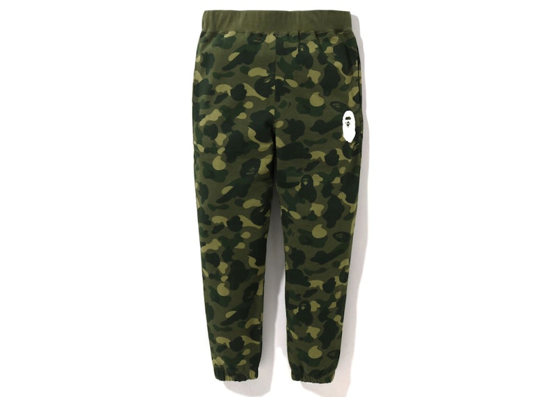 BAPE Color Camo Sweat Pants (FW22) Green