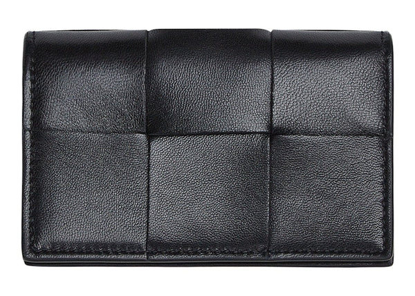 Business Card Case Intreccio Black