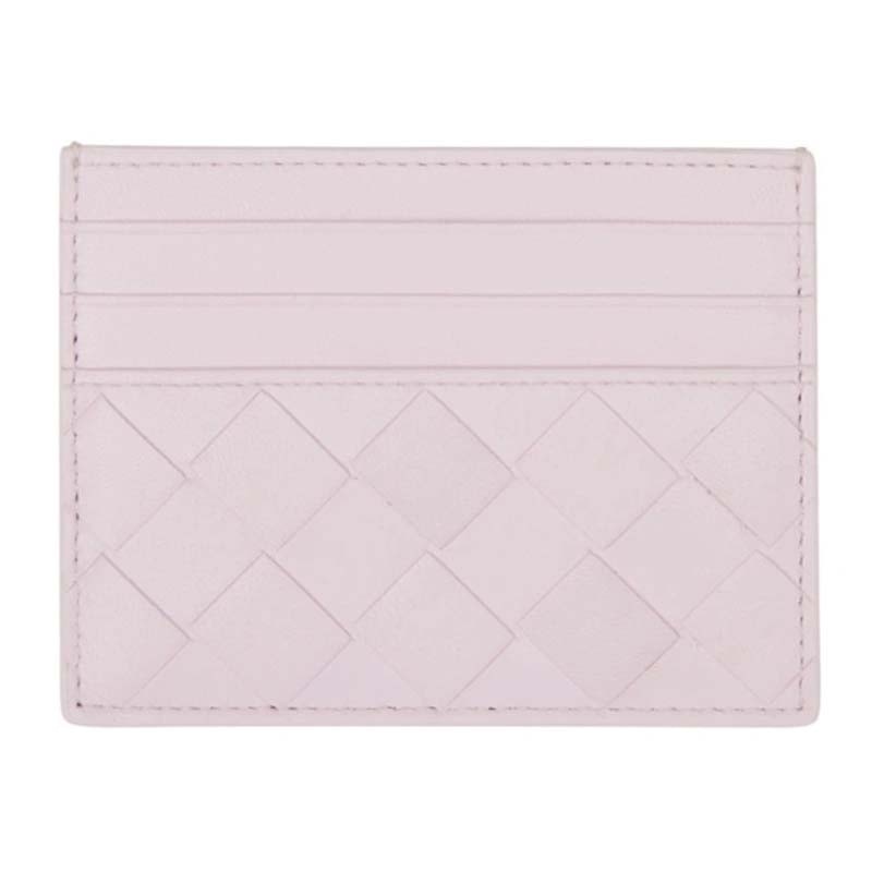 Leather Card Case Pink