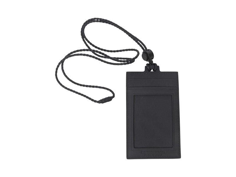 Luggage Tag Card Case Dark Black