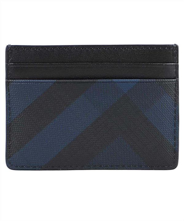 Check Card Case Navy