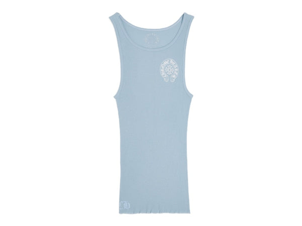 Chrome Hearts Baby Blue Rib Tank Blue