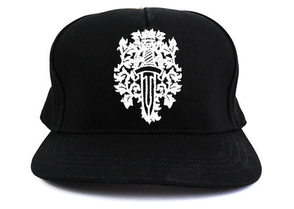 Chrome Hearts Dagger Denim Baseball Hat Black/White