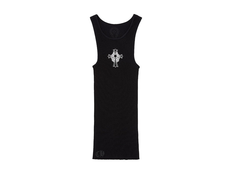 Chrome Hearts Hairy Cross Rib Tank Black