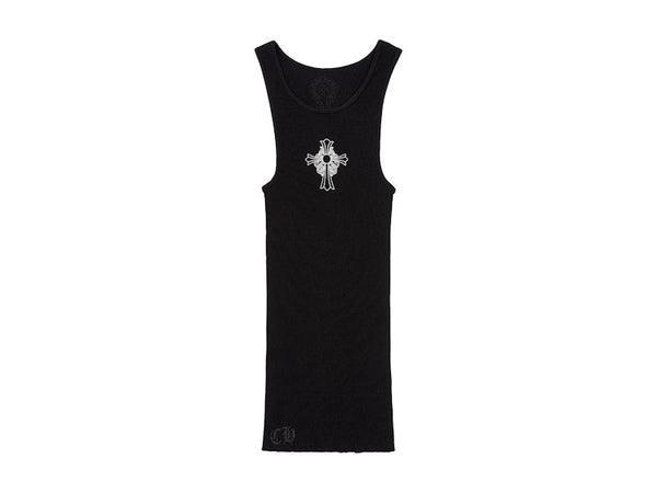 Chrome Hearts Hairy Cross Rib Tank Black