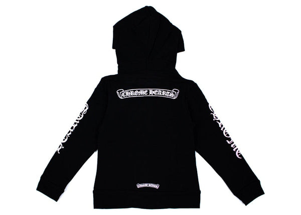 Chrome Hearts Kids Scroll Logo T-shirt Black/Pink