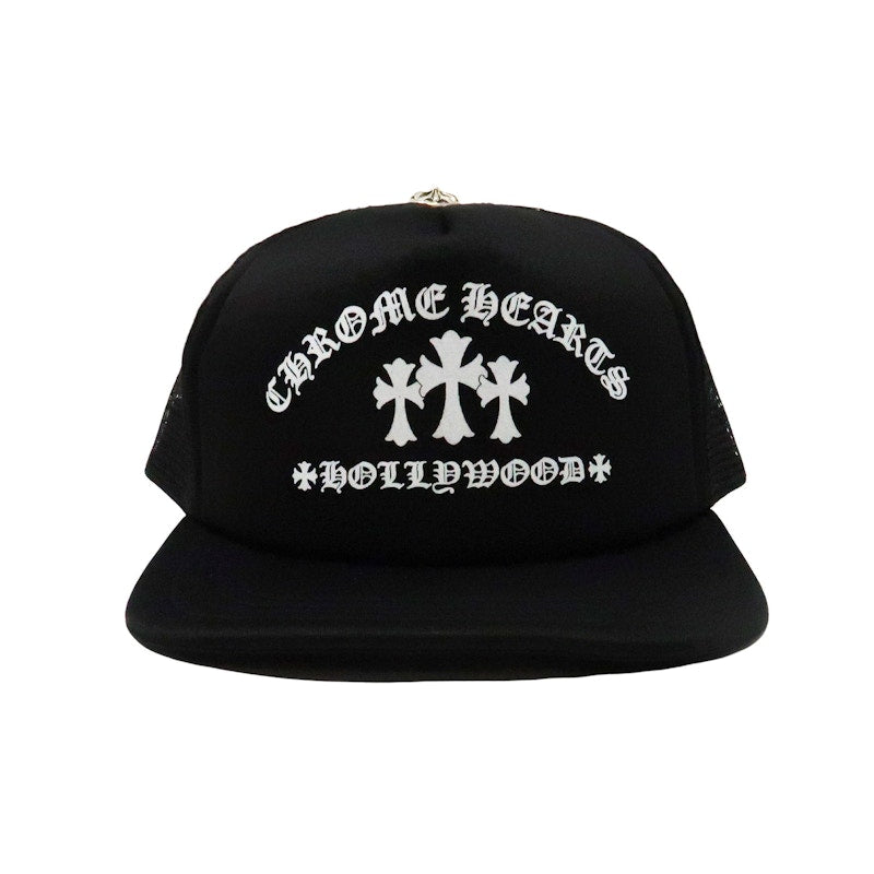Chrome Hearts King Taco Trucker Hat Black/White
