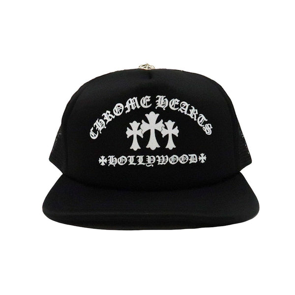 Chrome Hearts King Taco Trucker Hat Black/White
