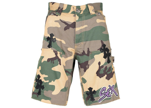 Chrome Hearts Matty Boy Sex Records Carpenter Shorts Woodland Camo
