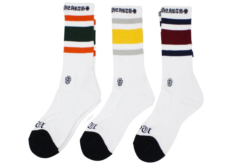 Chrome Hearts Miami Socks (3 Pack) Multi